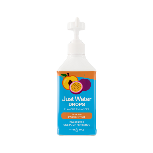 Just Water Drops: Peach & Passionfruit