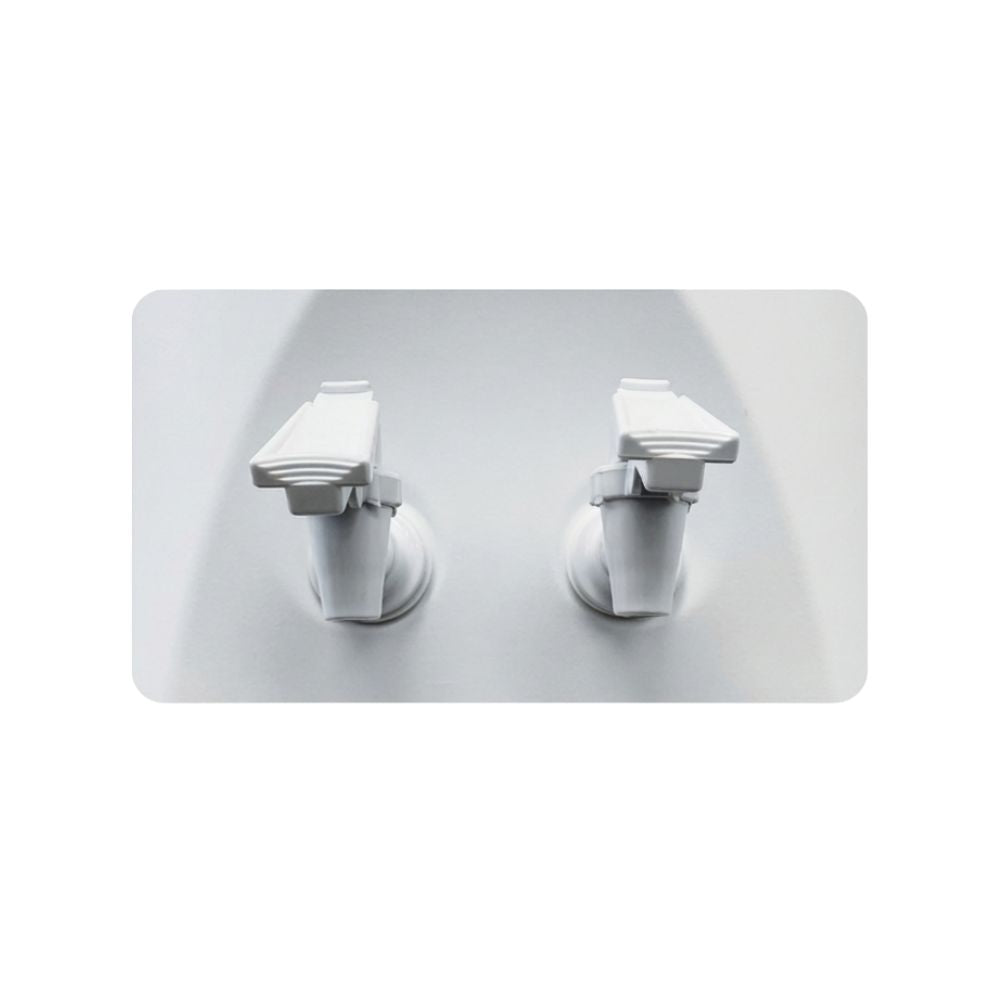 Just Water Childproof Taps designed to prevent accidental spills. 