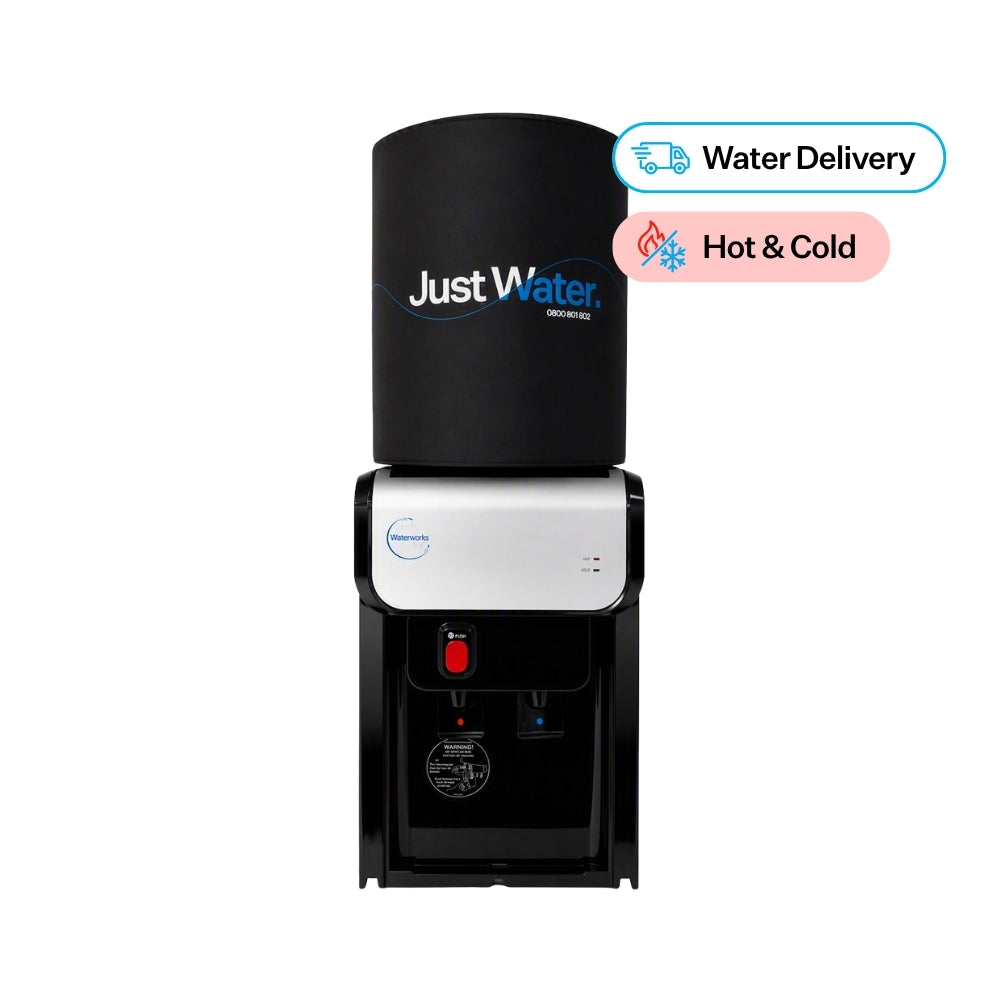 Home Bench-Top Hot & Cold Water Cooler with water delivered straight to you door.