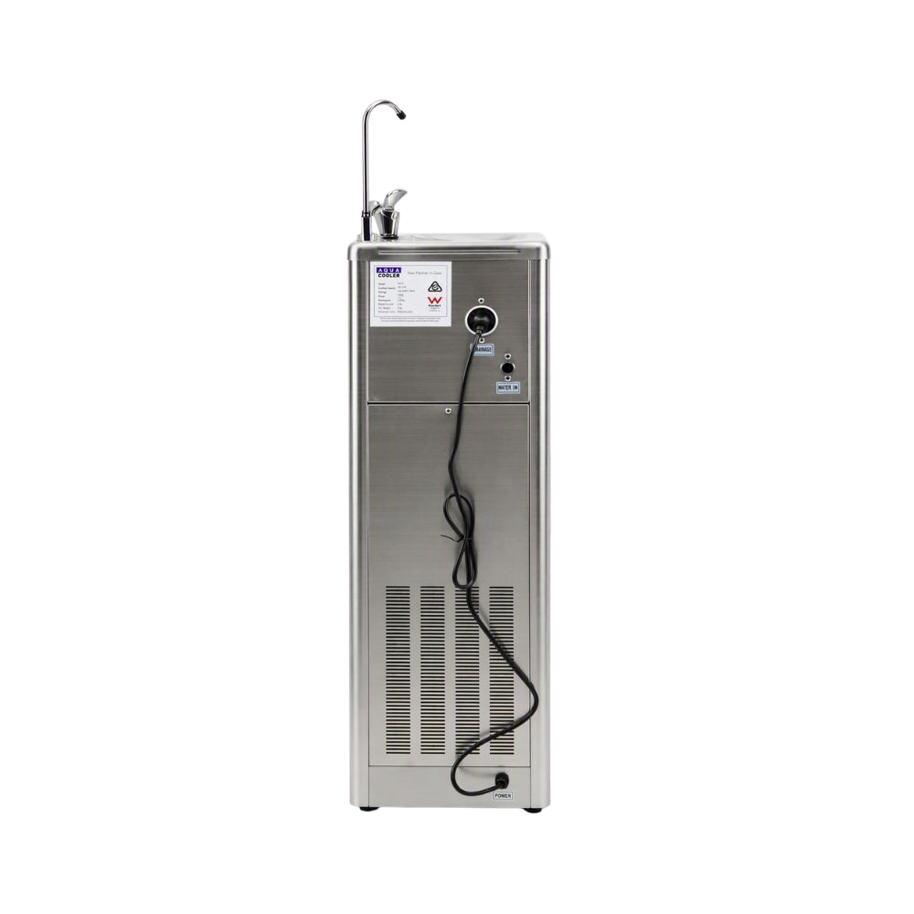 Back of the Just Water Stainless Steel Drinking Fountain